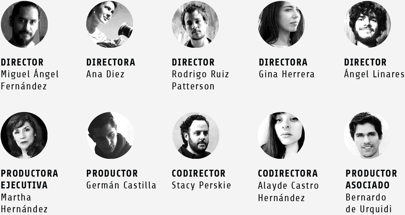 Contact cards for directors and producers